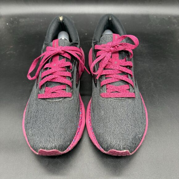 Brooks Trace 2 Womens Size 9 Black Gray Pink Running Shoes Sneakers 1203751B579 - Picture 3 of 8